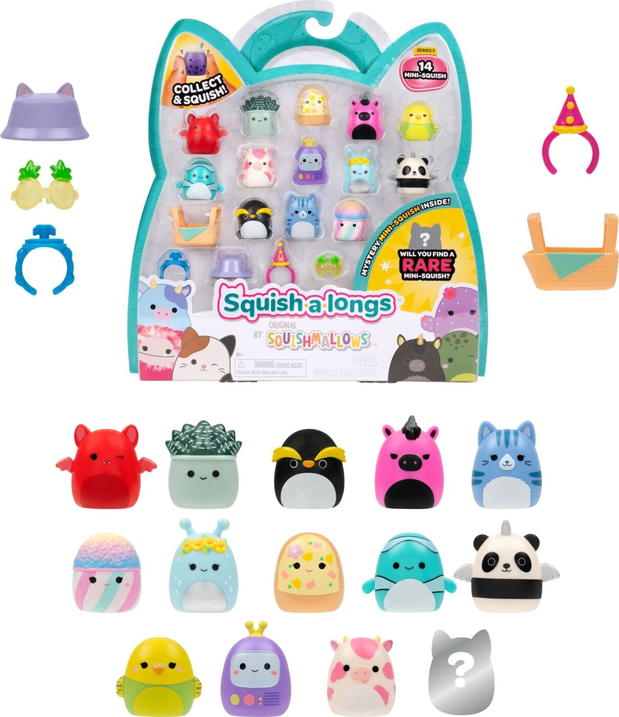Squishalongs - 2,5 Cm 14 Pack S5 (sqal0267)
