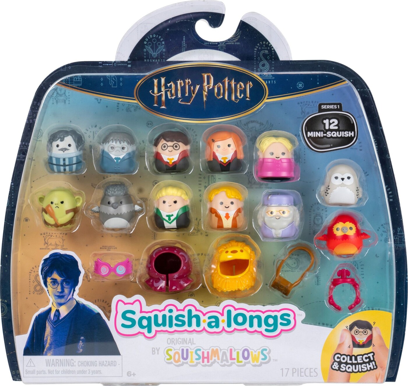Squishalongs - Harry Potter 12-pak - Flere Varianter