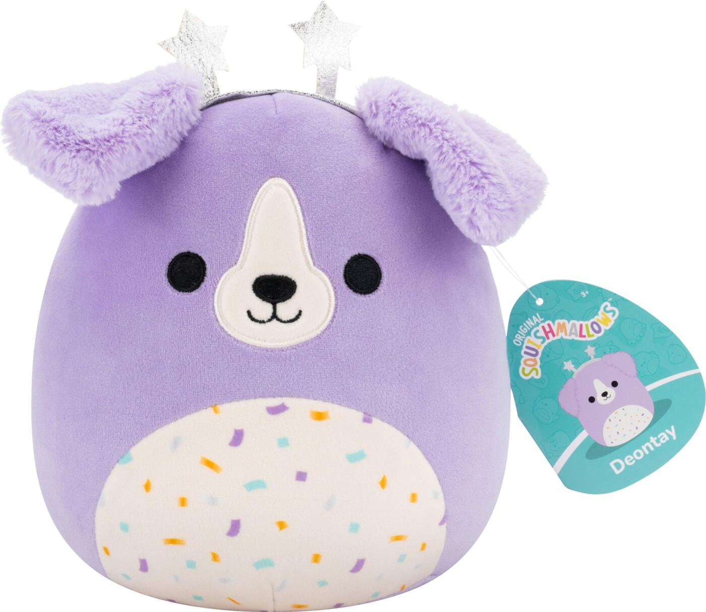 Squishmallows - 19 Cm Celebration Plush - Deontay Retriever