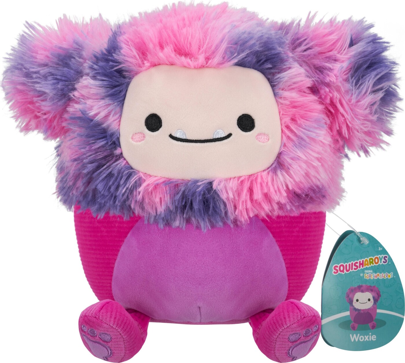 Squishmallows Bamse - Woxie Bigfoot - Squisharoys - 19 Cm