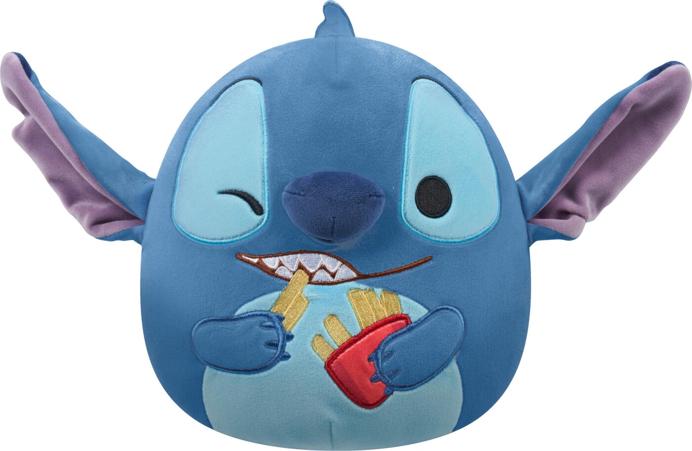 Squishmallows - 20 Cm Bamse - Disney Stitch Holding French Fries