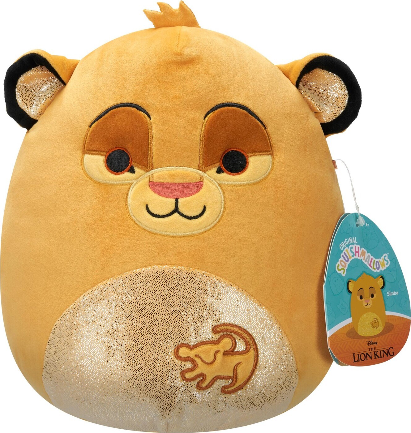 Squishmallows Bamse - Simba - Disney - Løvernes Konge - 20 Cm - Jazwares