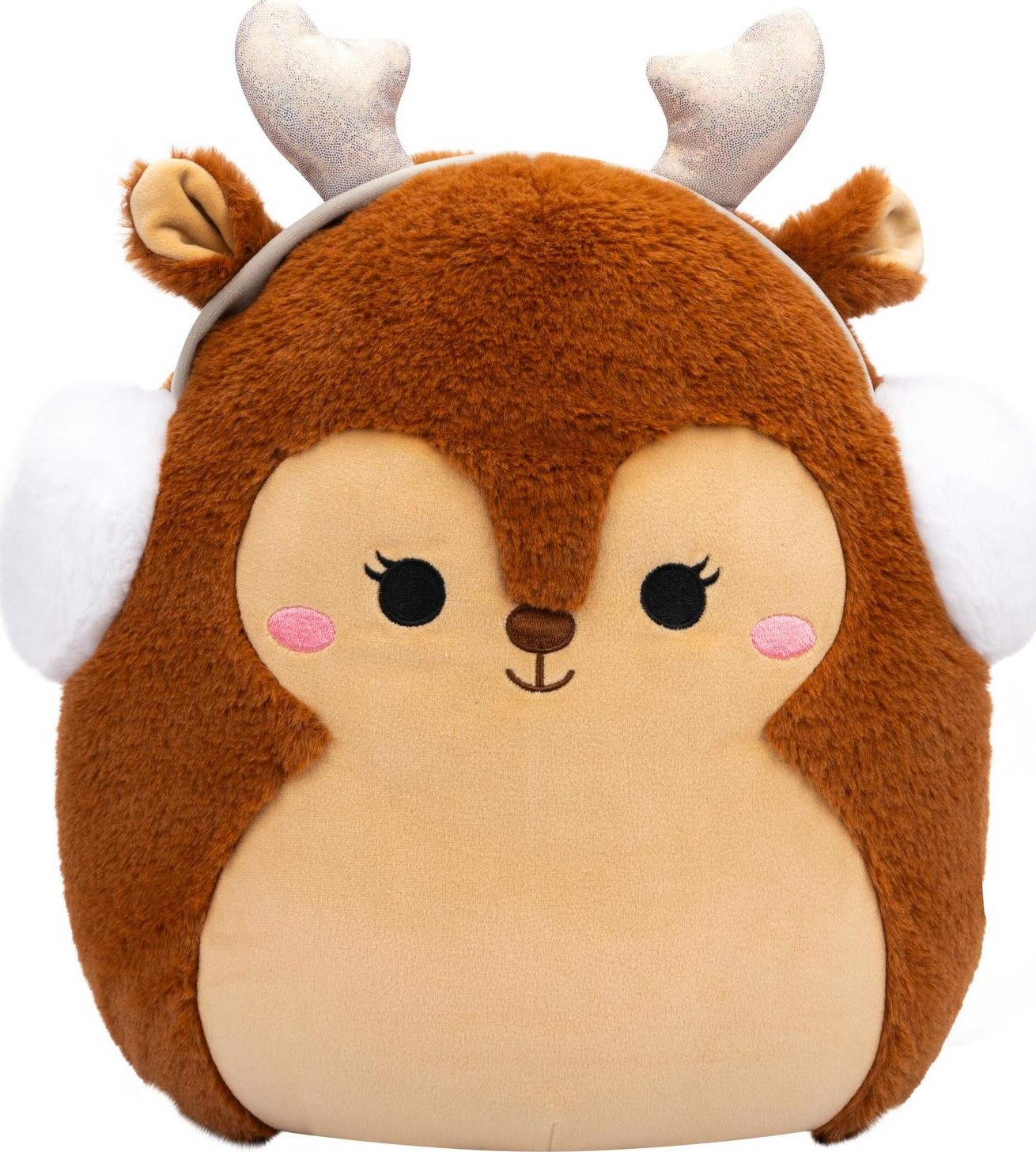 Squishmallows - 30 Cm Bamse P21 Fuzz A Mallows - Darla Reindeer