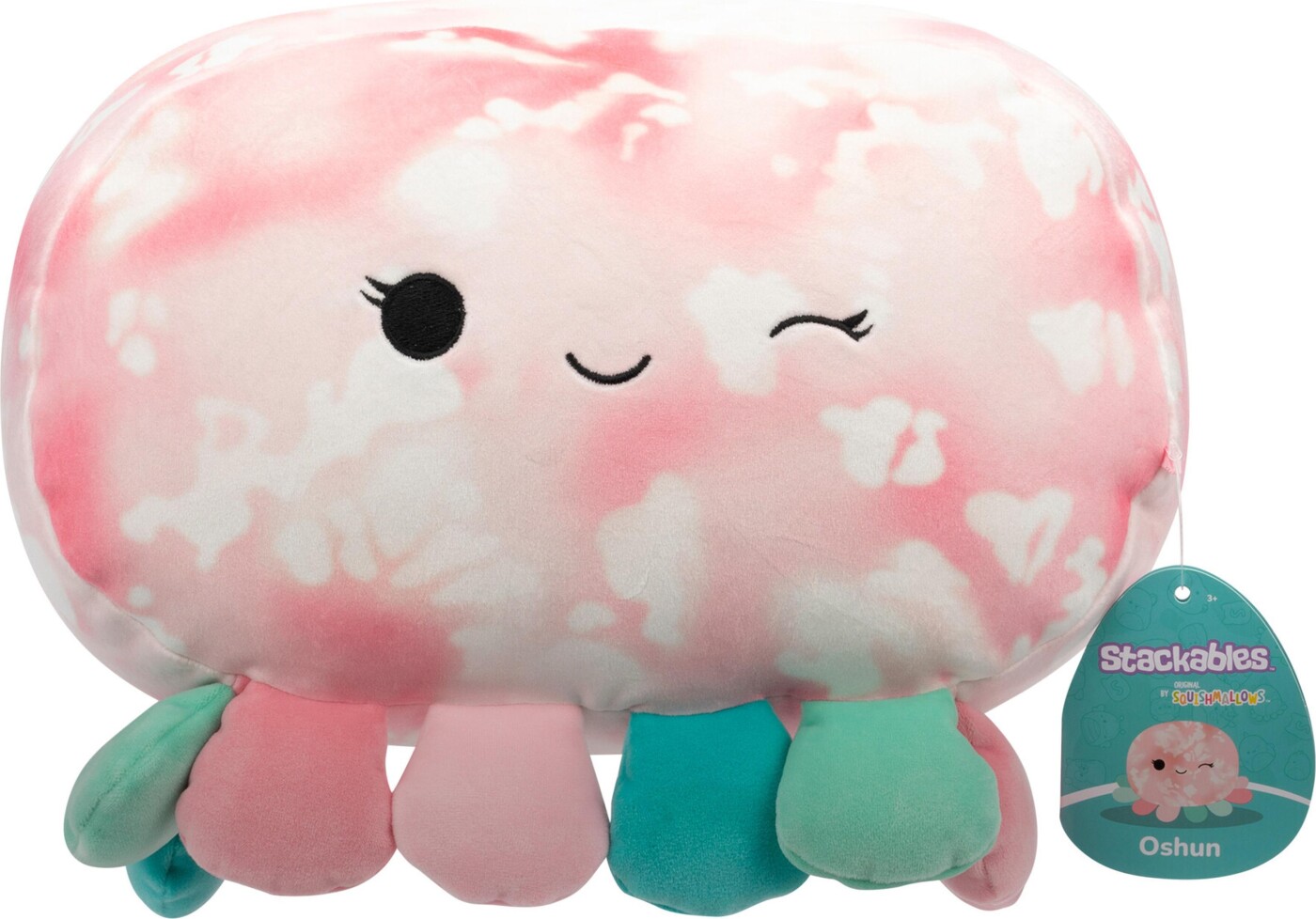 Squishmallows - 30 Cm Bamse Stackables - Oshun Octopus