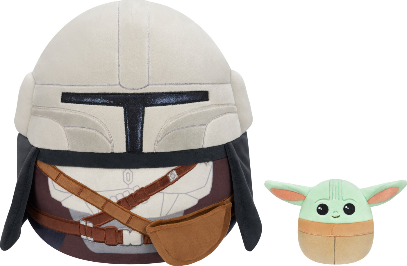 Squishmallows - 30 Cm Mandalorian Og 9 Cm Grogu