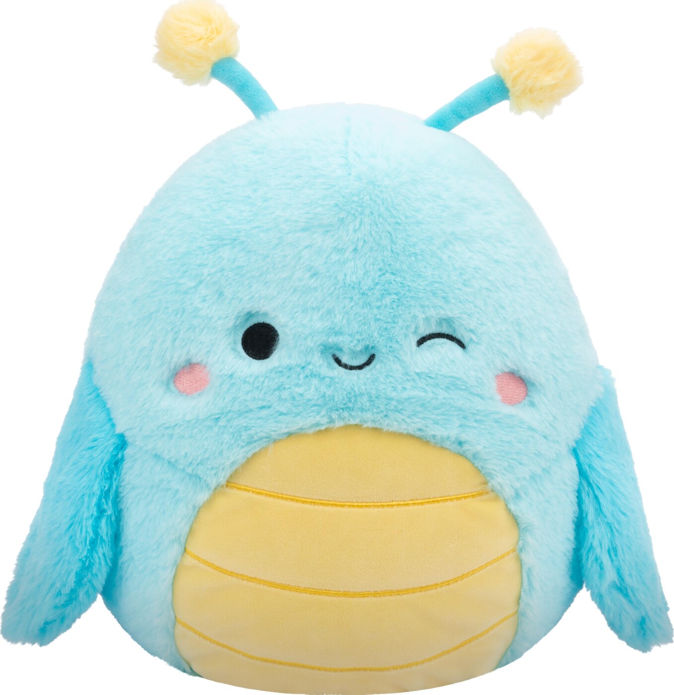 Squishmallows - 40 Cm Bamse P20 Fuzz A Mallows - Giles Grasshopper