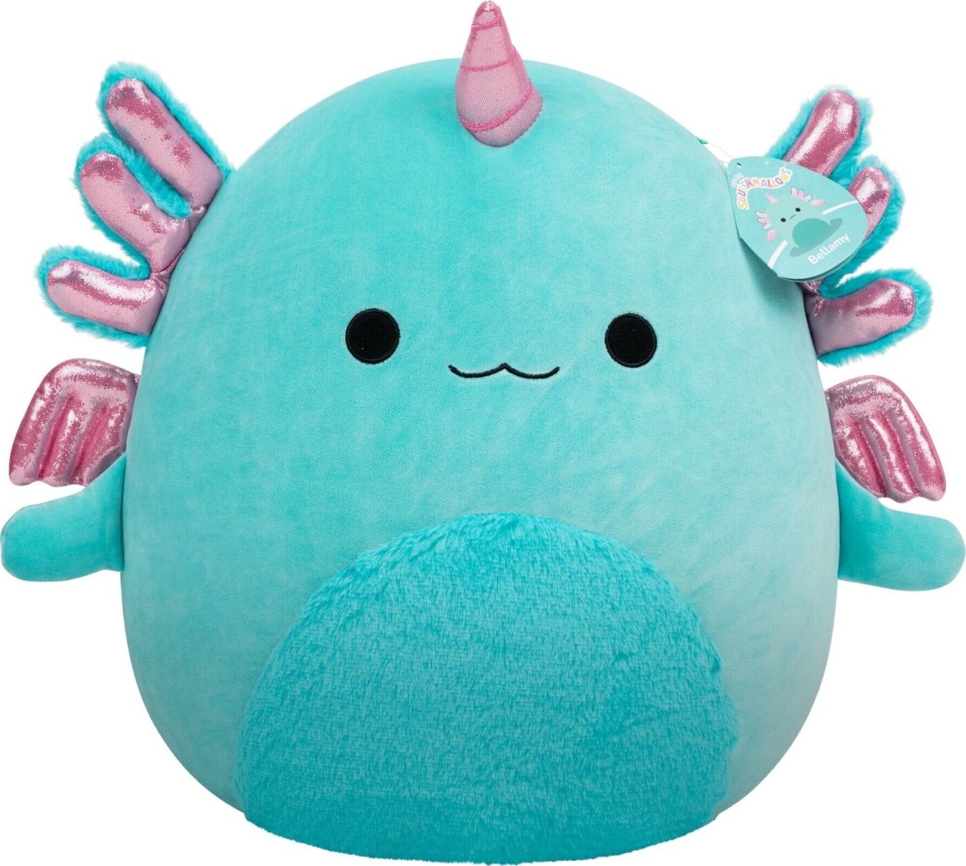 Squishmallows - 40 Cm P27 - Bellamy Axolotl Alicorn