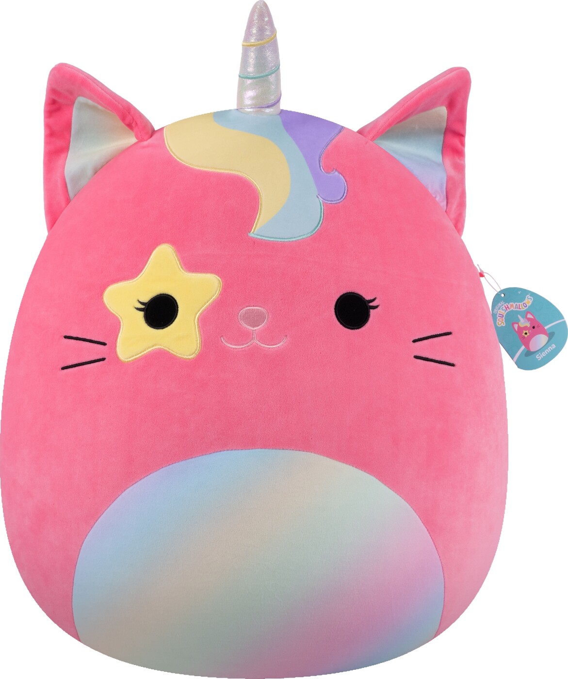 Squishmallows - 50 Cm Bamse - Sienna Katteenhjørning - Jazwares