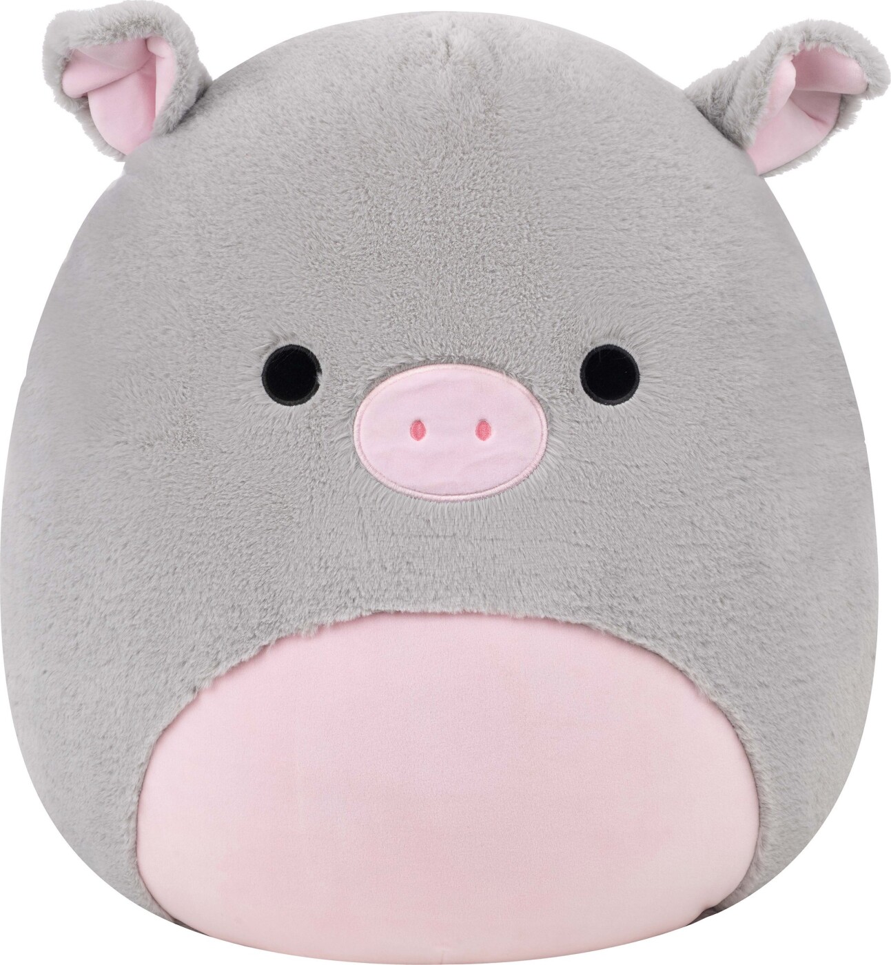 Squishmallows - Bessa Gris Bamse - Fuzz A Mallows - 50 Cm