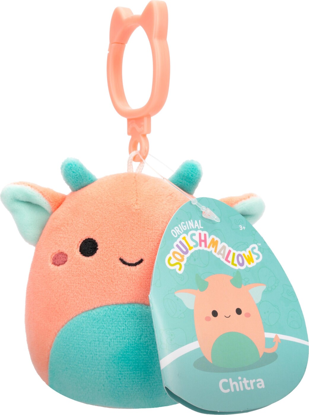 Squishmallows - 9 Cm P20 Clip On - Chitra Boglin