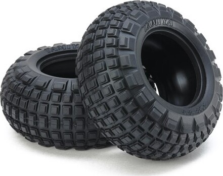 St Block Front Bubble Tires (soft/2pcs.) - 54953 - Tamiya