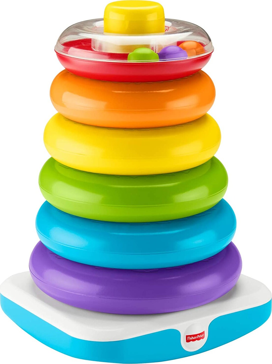 Stabeltårn Med 6 Ringe - Mattel - Flerfarvet