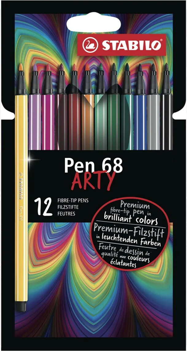 Stabilo - Tush 68 Arty, 12 Stk