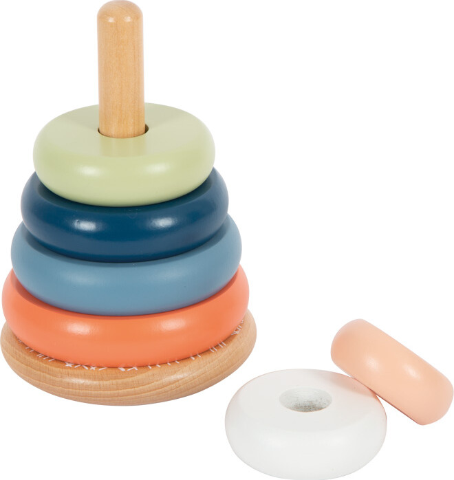 Small Foot - Wooden Stacking Tower Arctic 7 pcs.