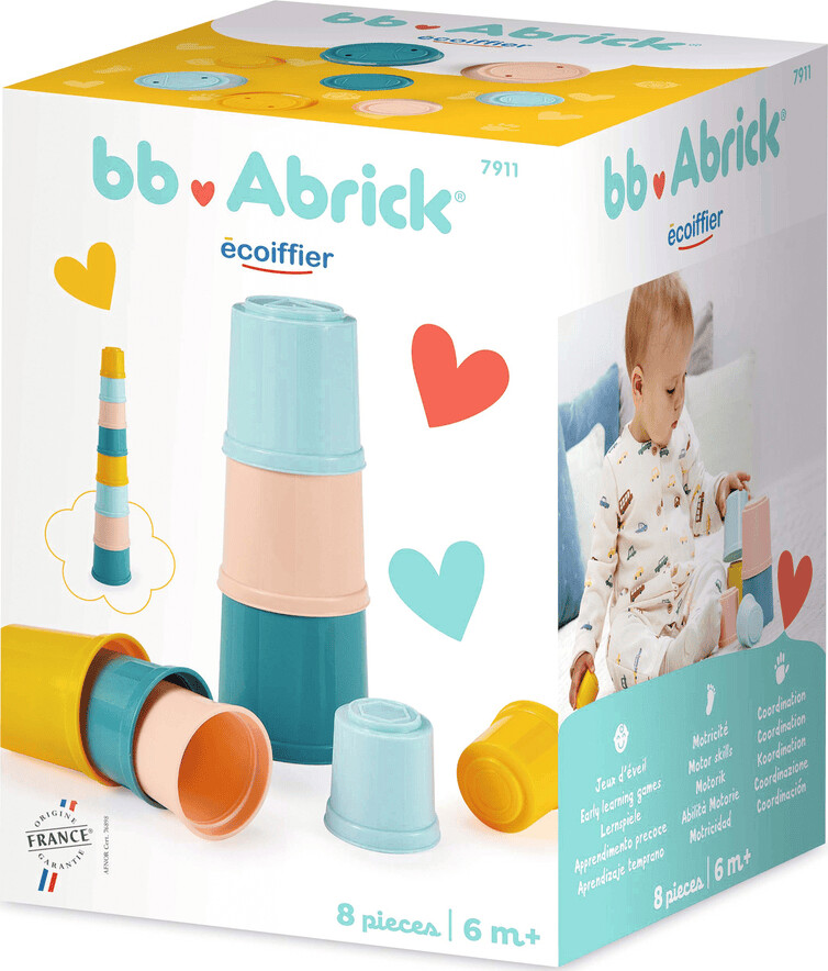 Billede af Stablekopper - 8 Dele - Ecoiffier Abrick