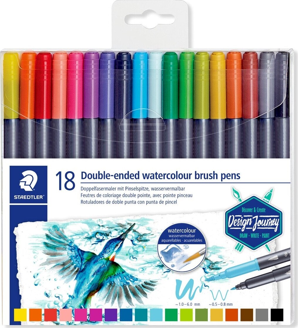 Staedtler - Duo Aquarel Brush - 18 Stk