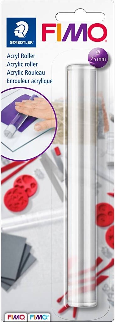 Staedtler - Fimo Accessoires Akryl Lerrulle billede
