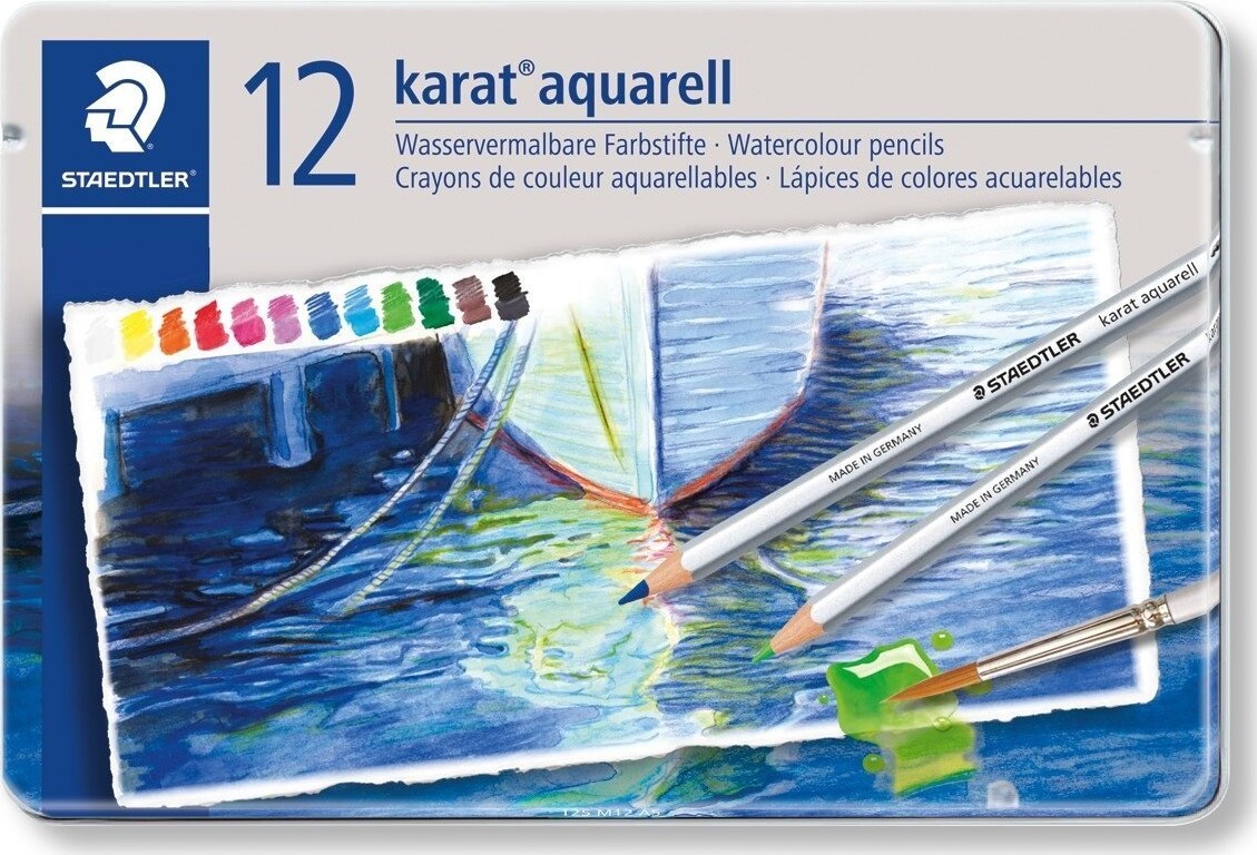 Se Staedtler Karat Aquarell Vandfarve - 12 Stk. hos Gucca.dk
