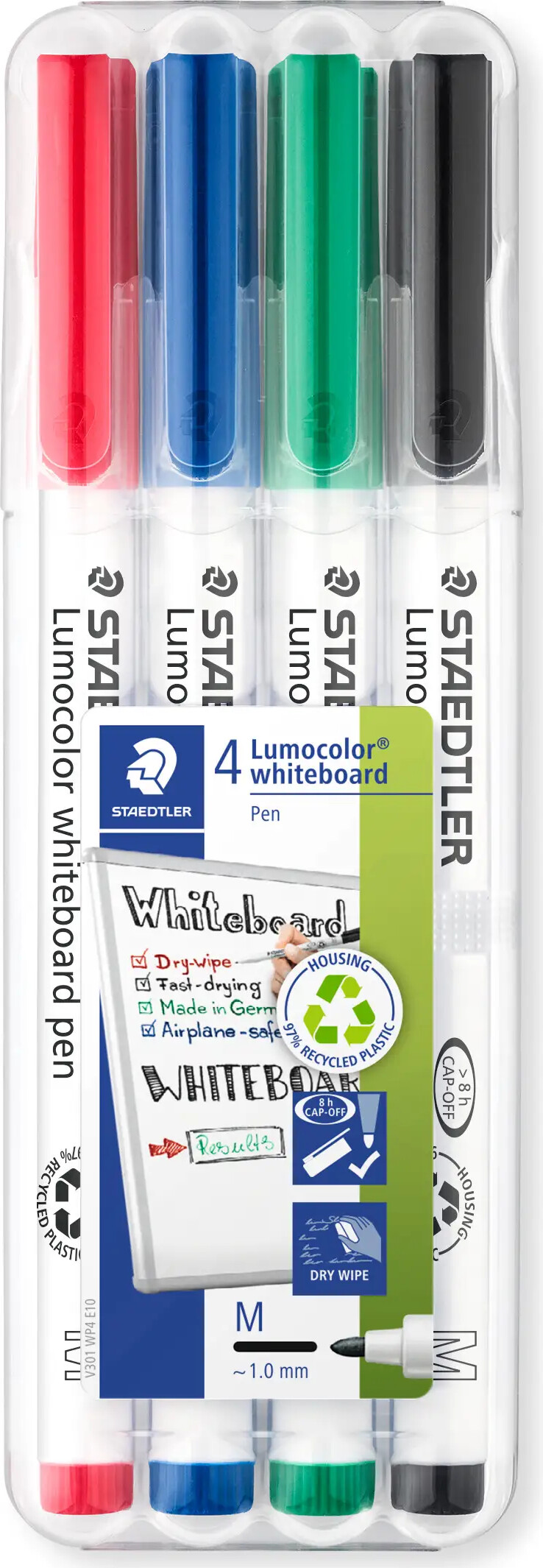 Staedtler - Lumocolor Whiteboard Marker - 4 Stk., Ass.