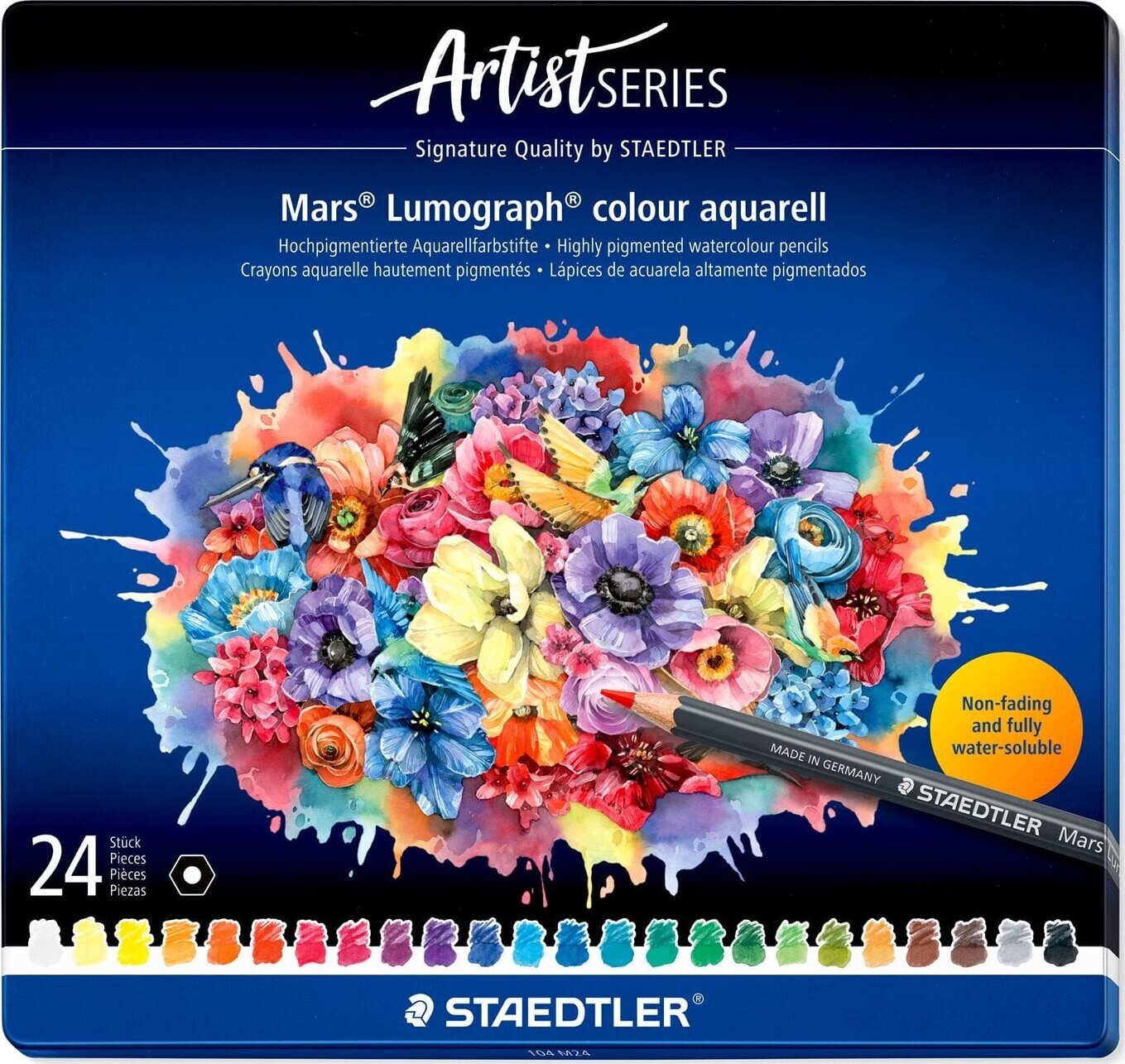 Staedtler - Mars Lumograph Aqua - 24 Stk - 100% Pefc
