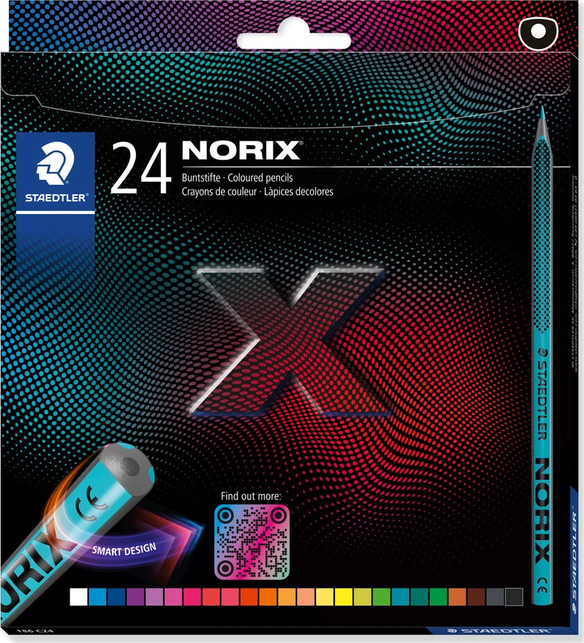 Staedtler - Norix Farveblyanter - 24 Stk.