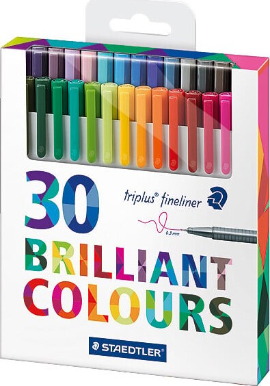 Billede af Staedtler Triplus Fineliner 0,3 Mm - 30 Stk