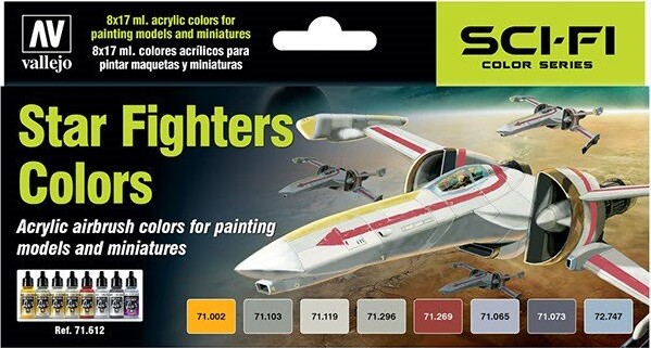 Billede af Star Fighters Colors 8x17ml - 71612