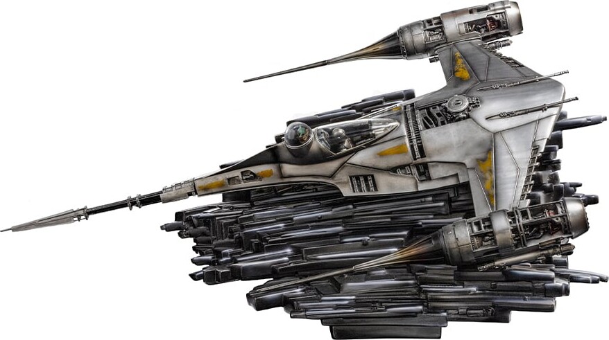 Iron Studios - Star Wars - The Mandalorian's N-1 Starfighter Statue Demi Scale 1/20 - Figur