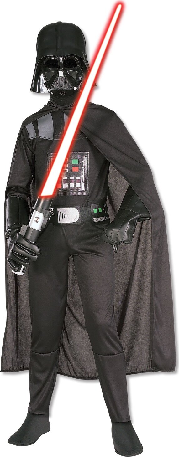 Billede af Darth Vader Kostume Til Børn - Star Wars - 116 Cm