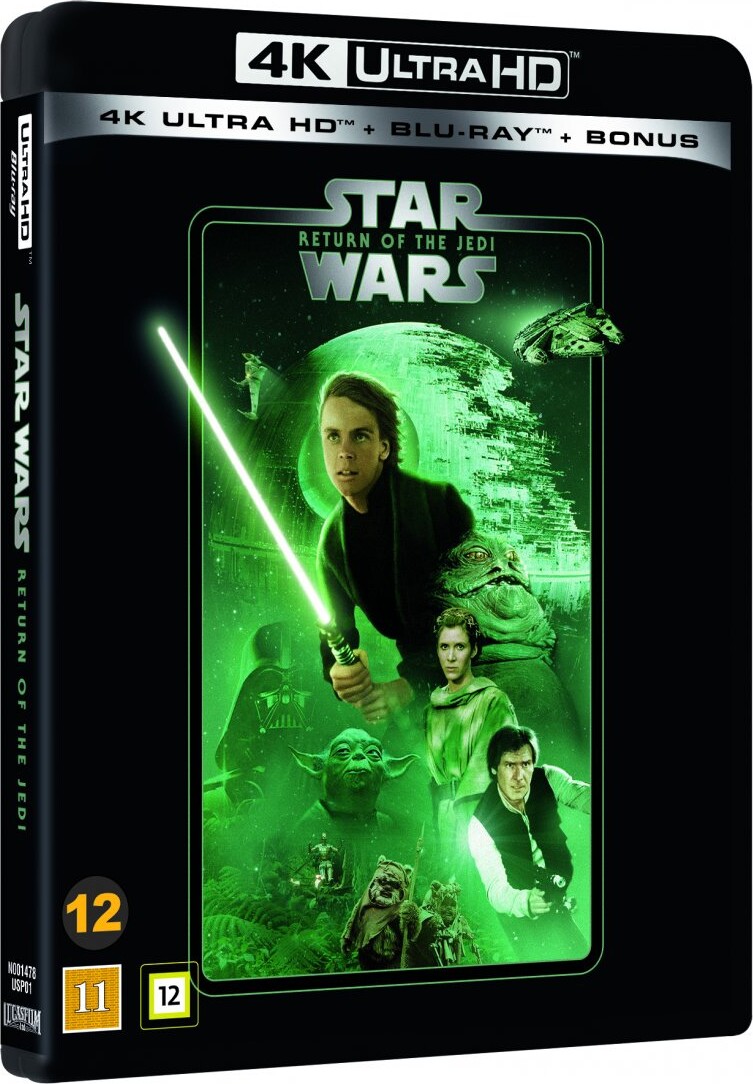 Star Wars: Return Of The Jedi - Jediridderen Vender Tilbage - Episode 6 - 2020 Udgave - 4K Blu-Ray