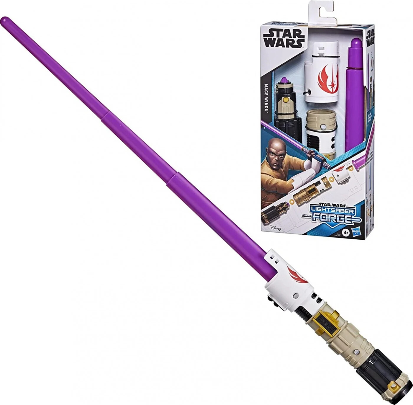 Star Wars - Lightsaber Forge - Mace Windu - Hasbro F1132/f1164