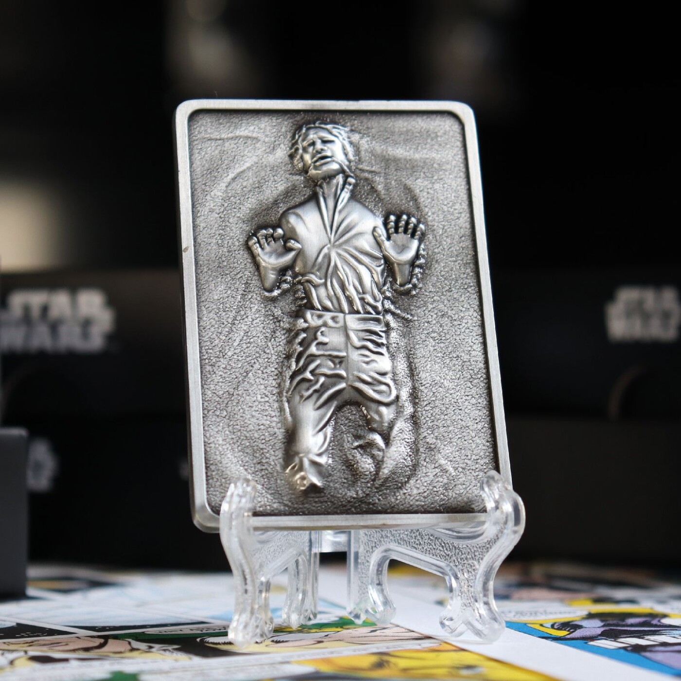 Star Wars Limited Edition Han Solo In Carbonite Ingot