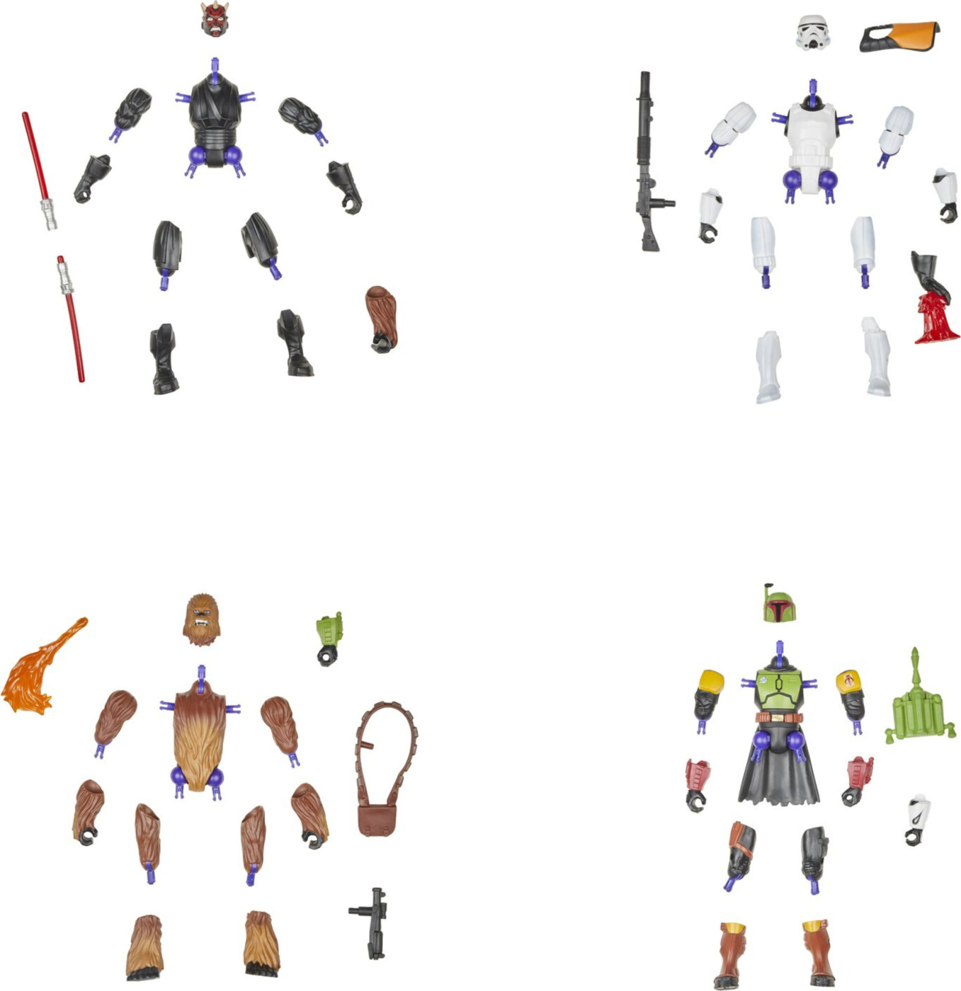 Star Wars - Mixmashers Figur 12 Cm Assorterede
