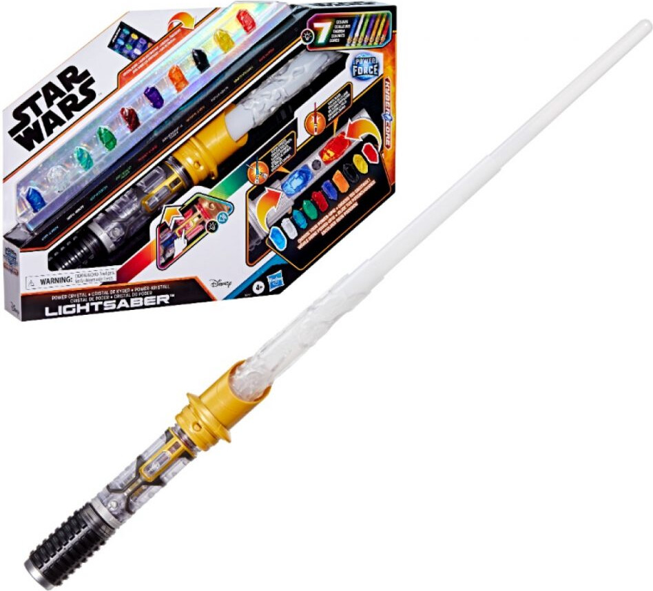Star Wars - Lyssværd Med Lys Og Lyd - Power Crystal Lightsaber