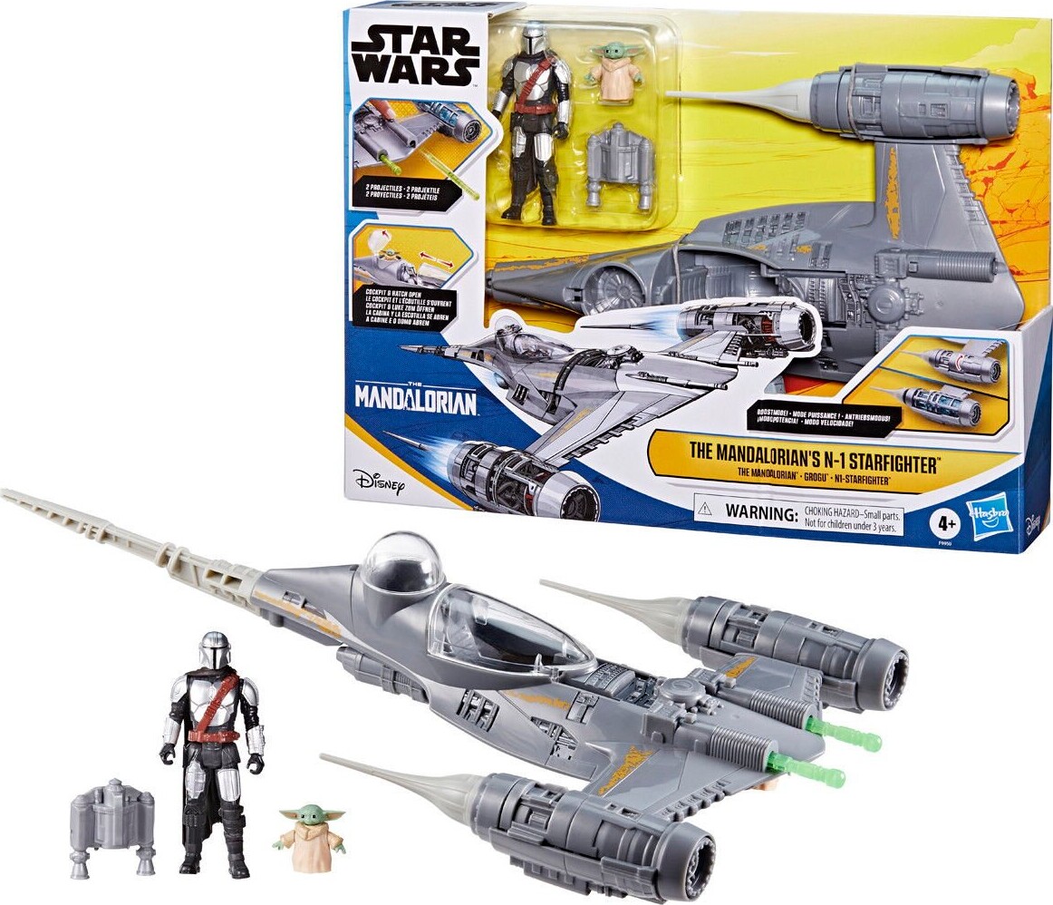 Star Wars - Starfighter N1 & Figur 10 Cm