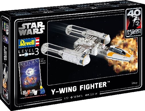 Revell - Star Wars Y-wing Fighter - 1:72 - Level 3 - 05658