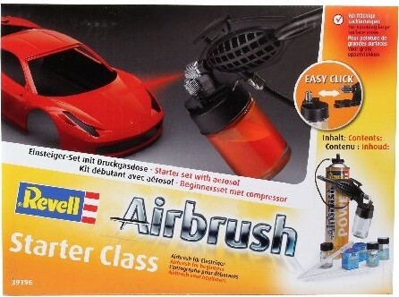 Revell - Airbrush Sæt Til Hobby - Starter Class - 39196
