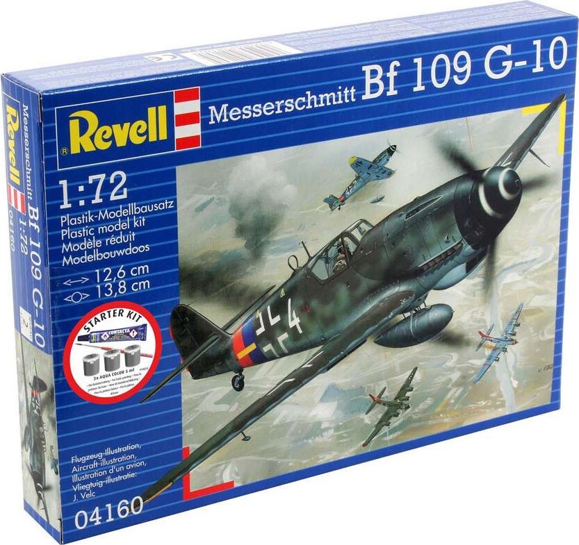 Revell - Messerschmitt Bf-109 G-10 Starter Kit - 1:72 - 04160
