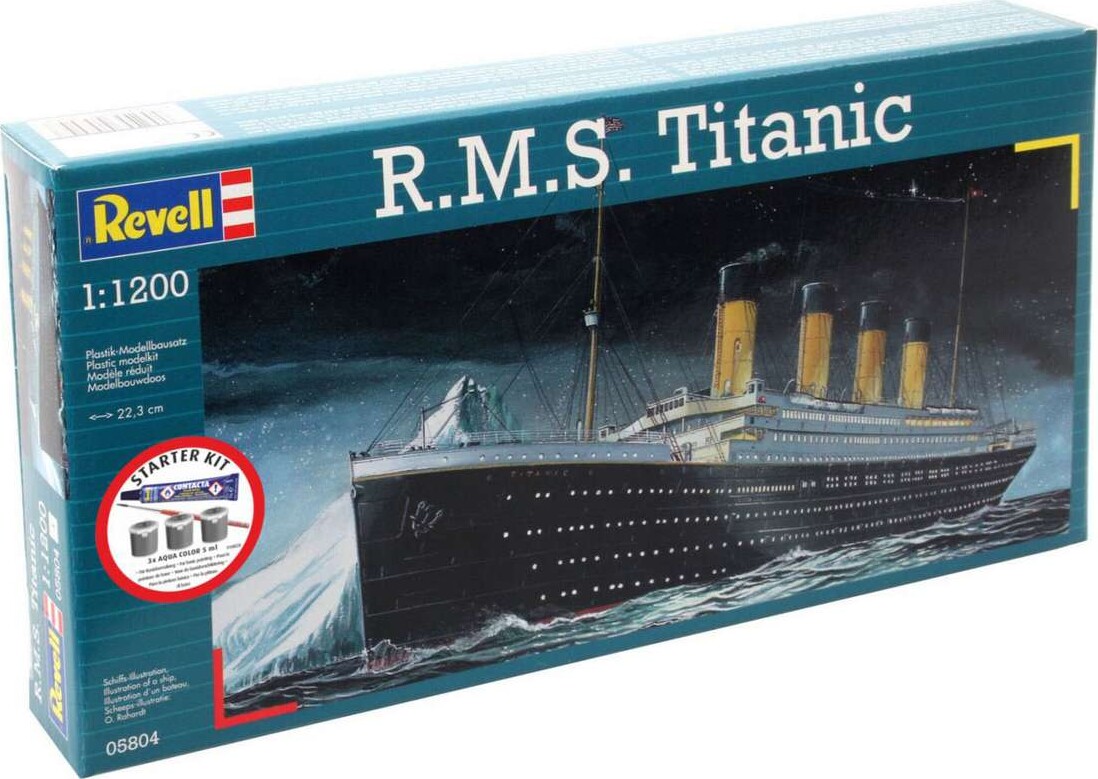 Revell - R.m.s. Titanic Starter Kit - Skib Byggesæt - 1:1200 - 75804