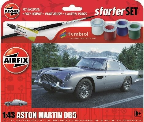 Billede af Airfix - Aston Martin Db5 Modelbil Byggesæt - 1:43 - A55011