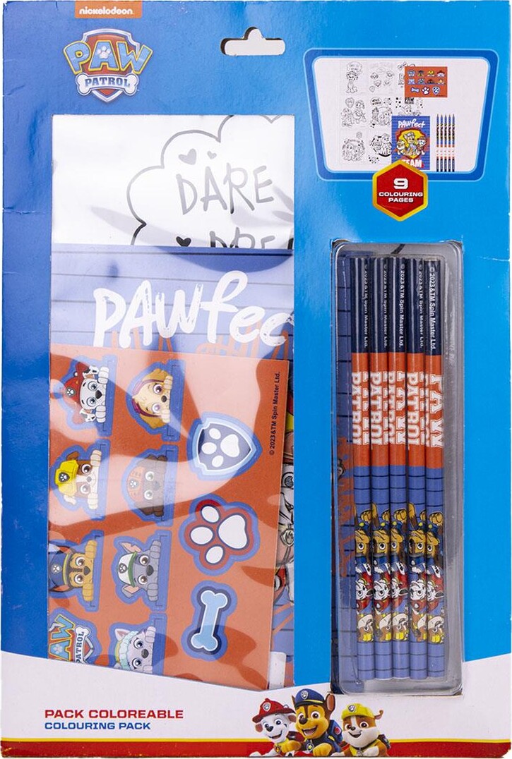 Stationery Set Colourful Paw Patrol