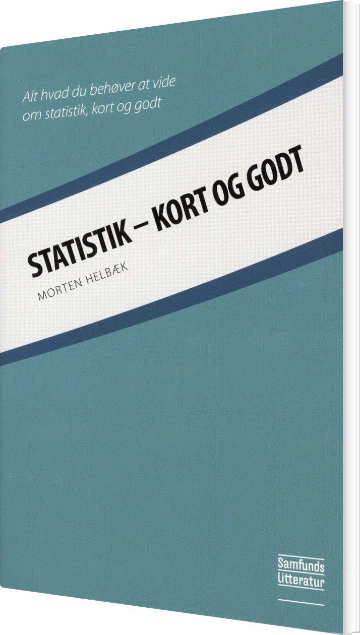 Billede af Statistik - Kort Og Godt - Morten Helbæk - Bog