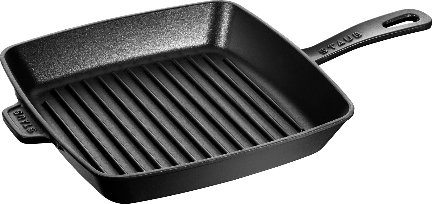STAUB Staub American grillpande støbejern 26x26 cm