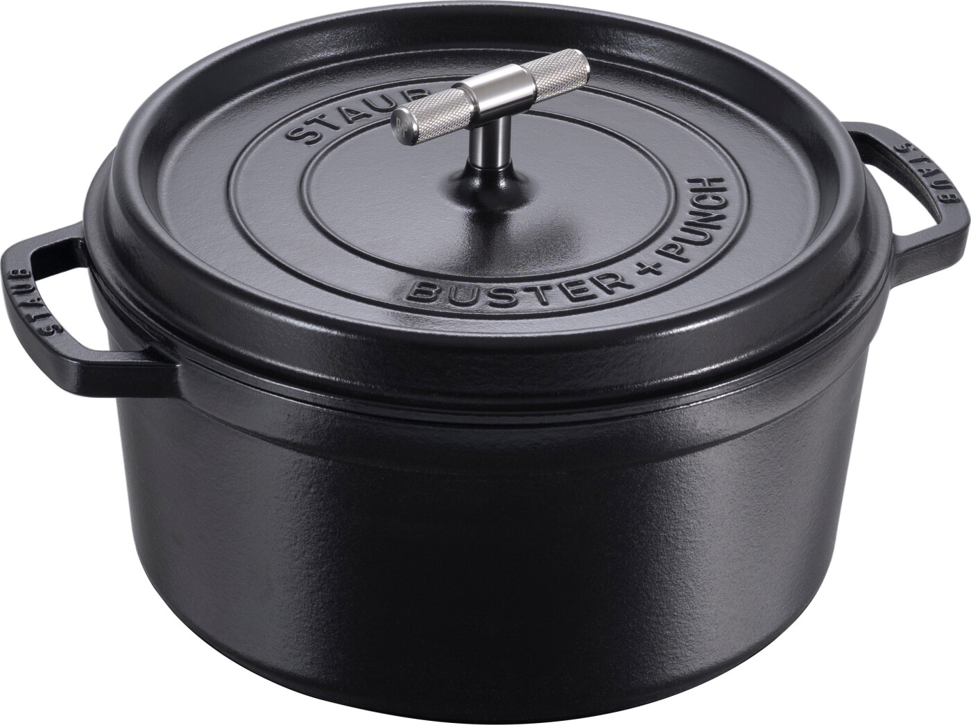 STAUB Buster & Punch gryde støbejern rustfrit stål 6,75 L