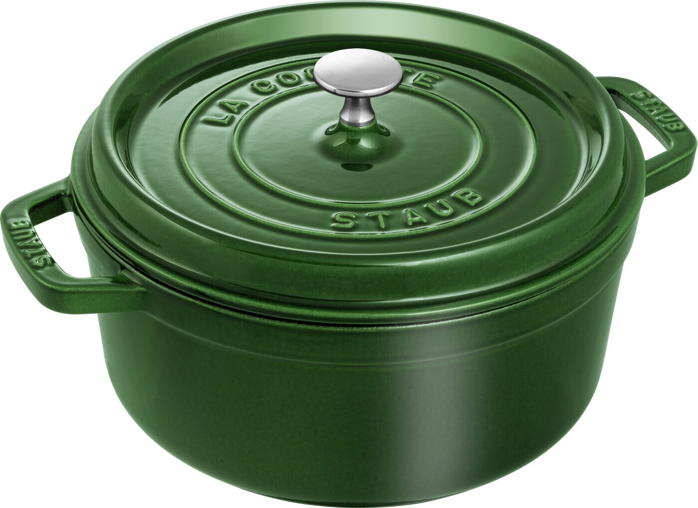 Staub - Cocotte - Basilikum-grøn - 24 Cm
