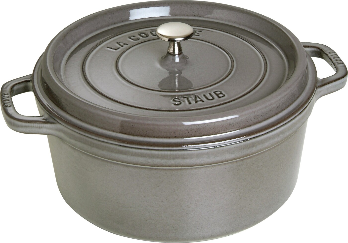 Staub - Cocotte - Grafitgrå - 28 Cm / 6,75 L