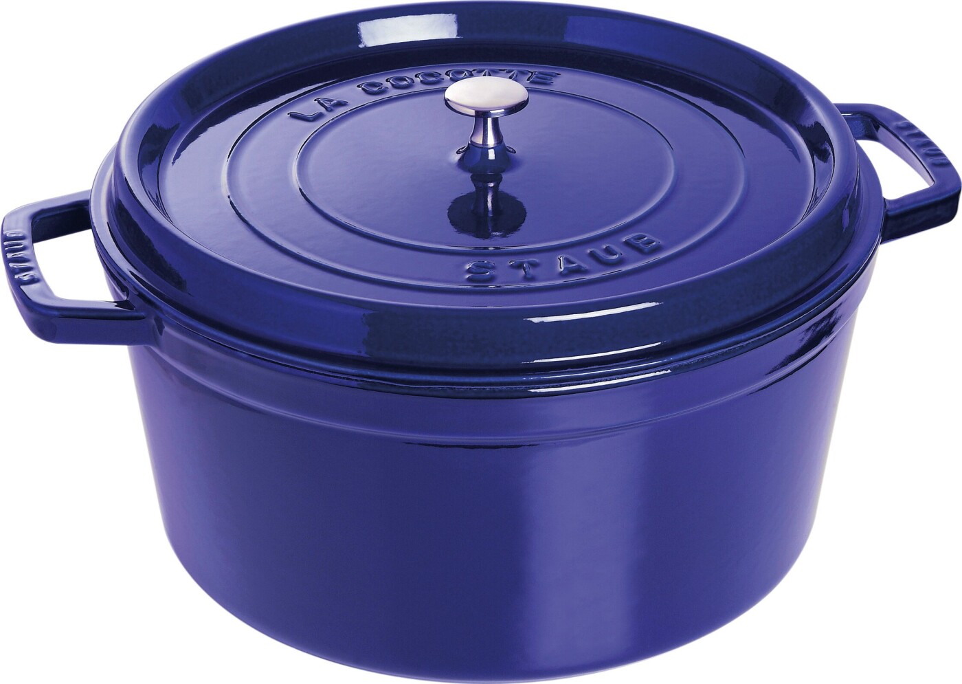 STAUB Staub La Cocotte rund gryde støbejern 8,4 L Mørkeblå