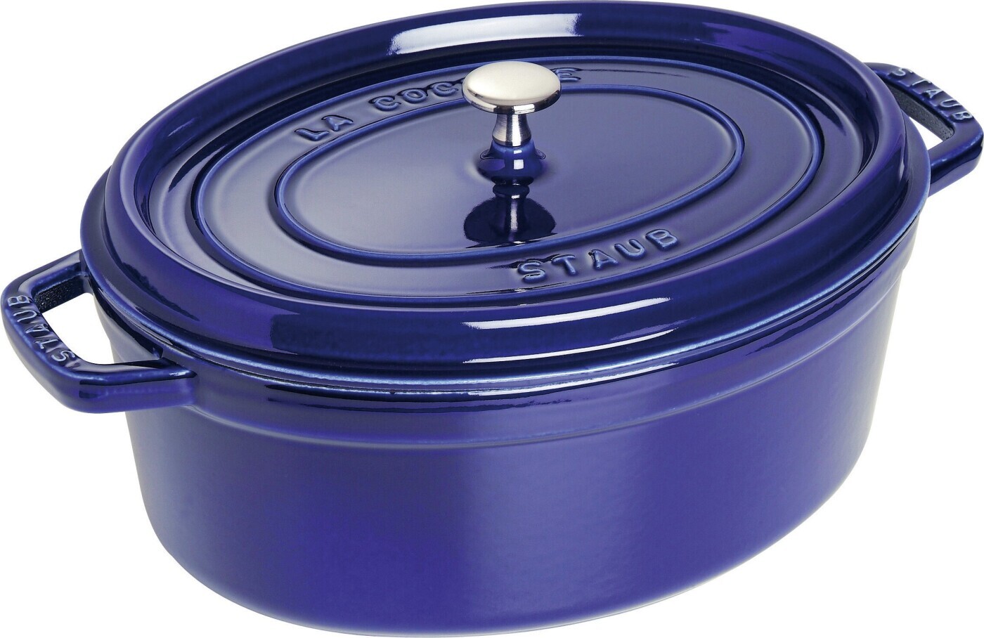 STAUB Staub La Cocotte oval gryde støbejern 5,5 L Mørkeblå