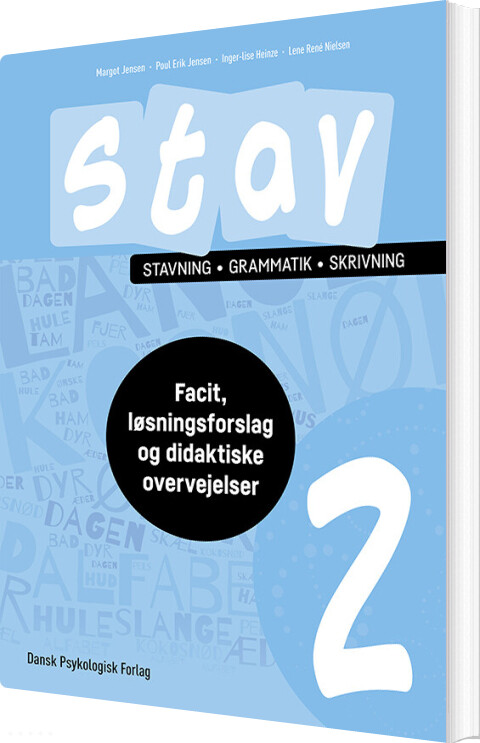 Billede af Stav 2 - Facit, Løsningsforslag Og Didaktiske Overvejelser - Poul Erik Jensen - Bog