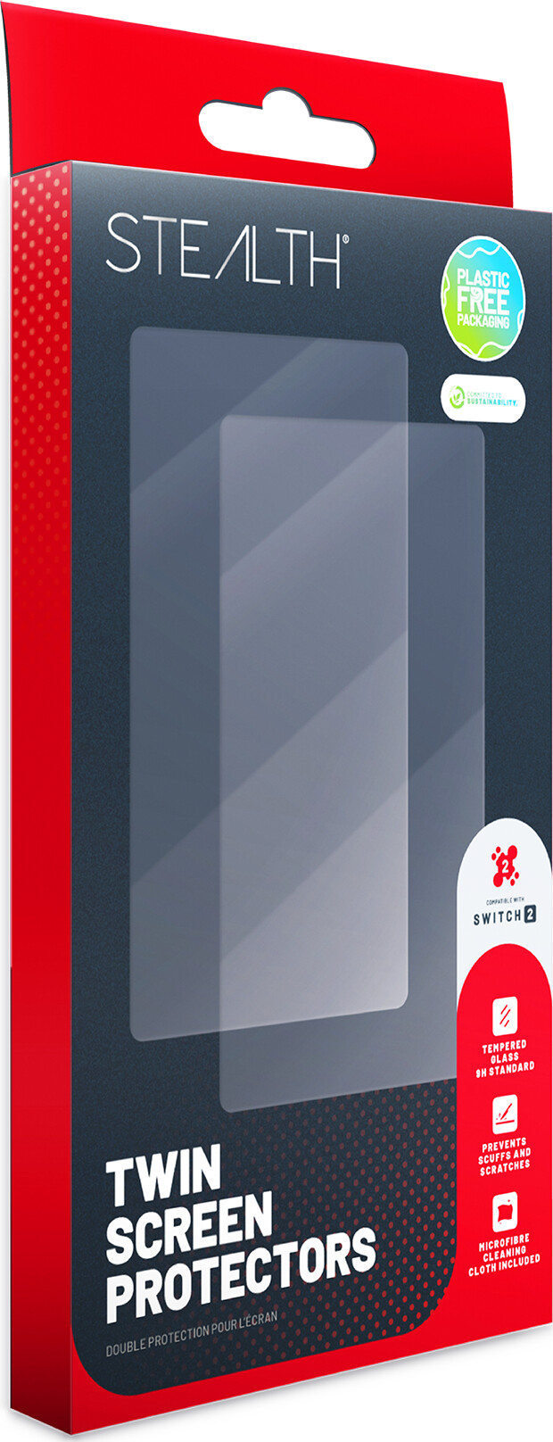 Stealth - Twin Screen Protectors  - Switch 2